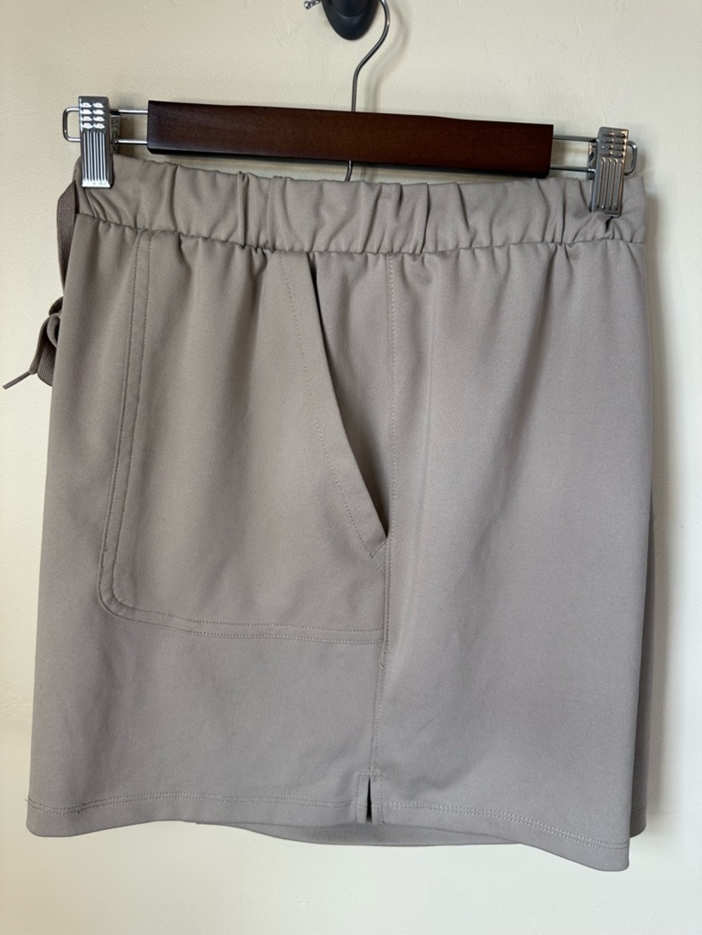 RBX Women's XL Soft Knit Casual Shorts in Taupe 4.5” Inseam